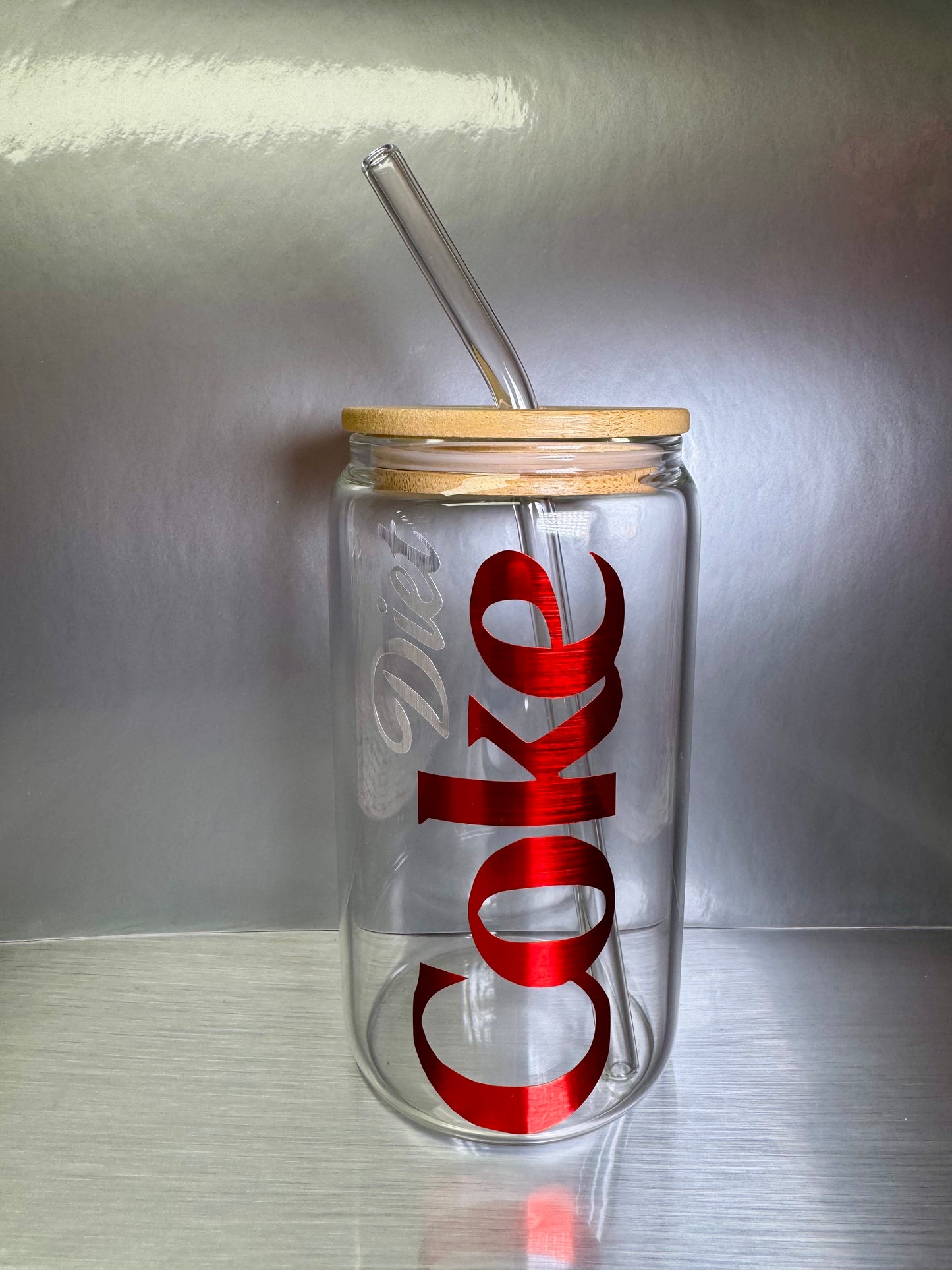 BEER CAN GLASS CUP