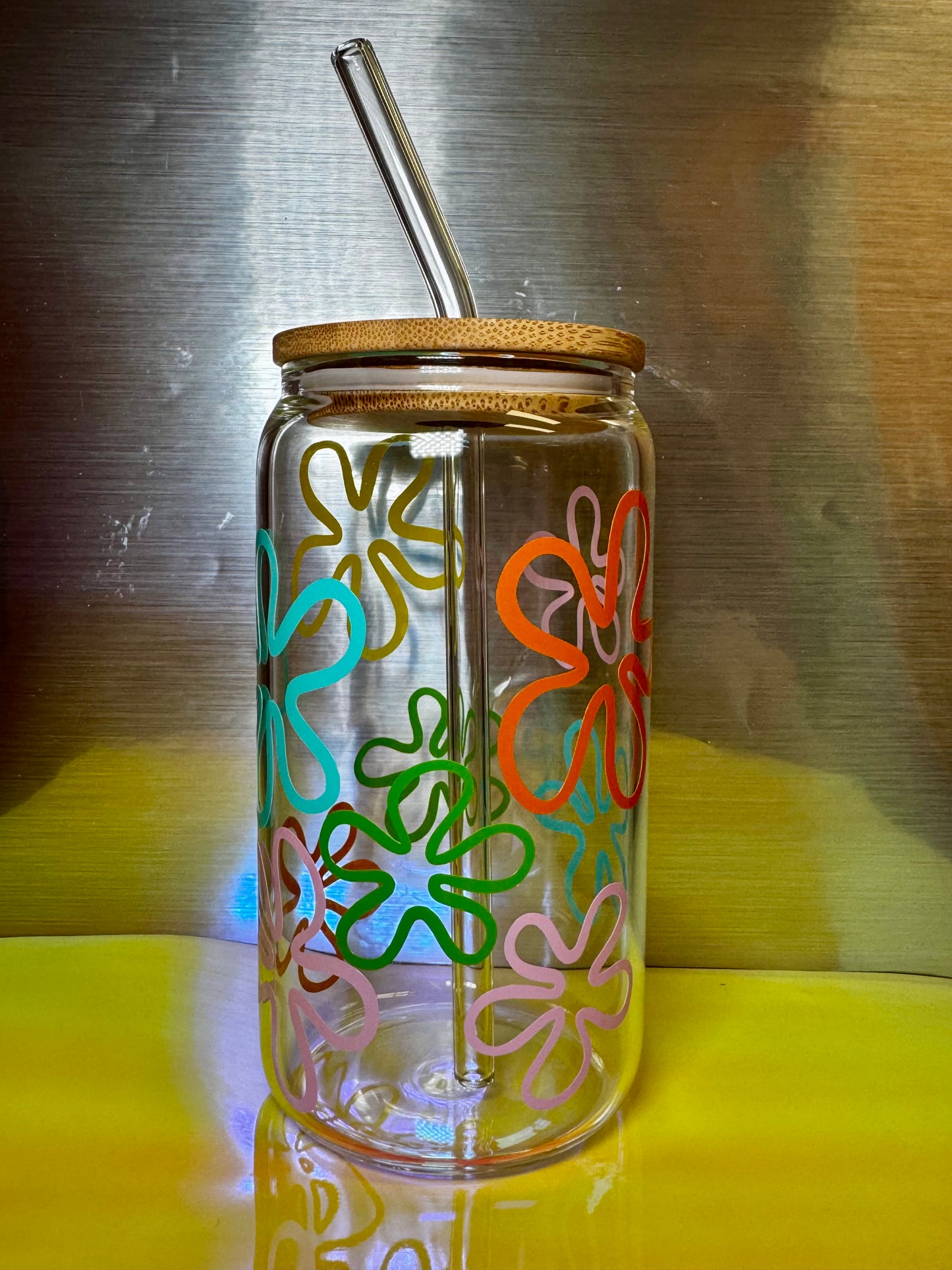 BEER CAN GLASS CUP