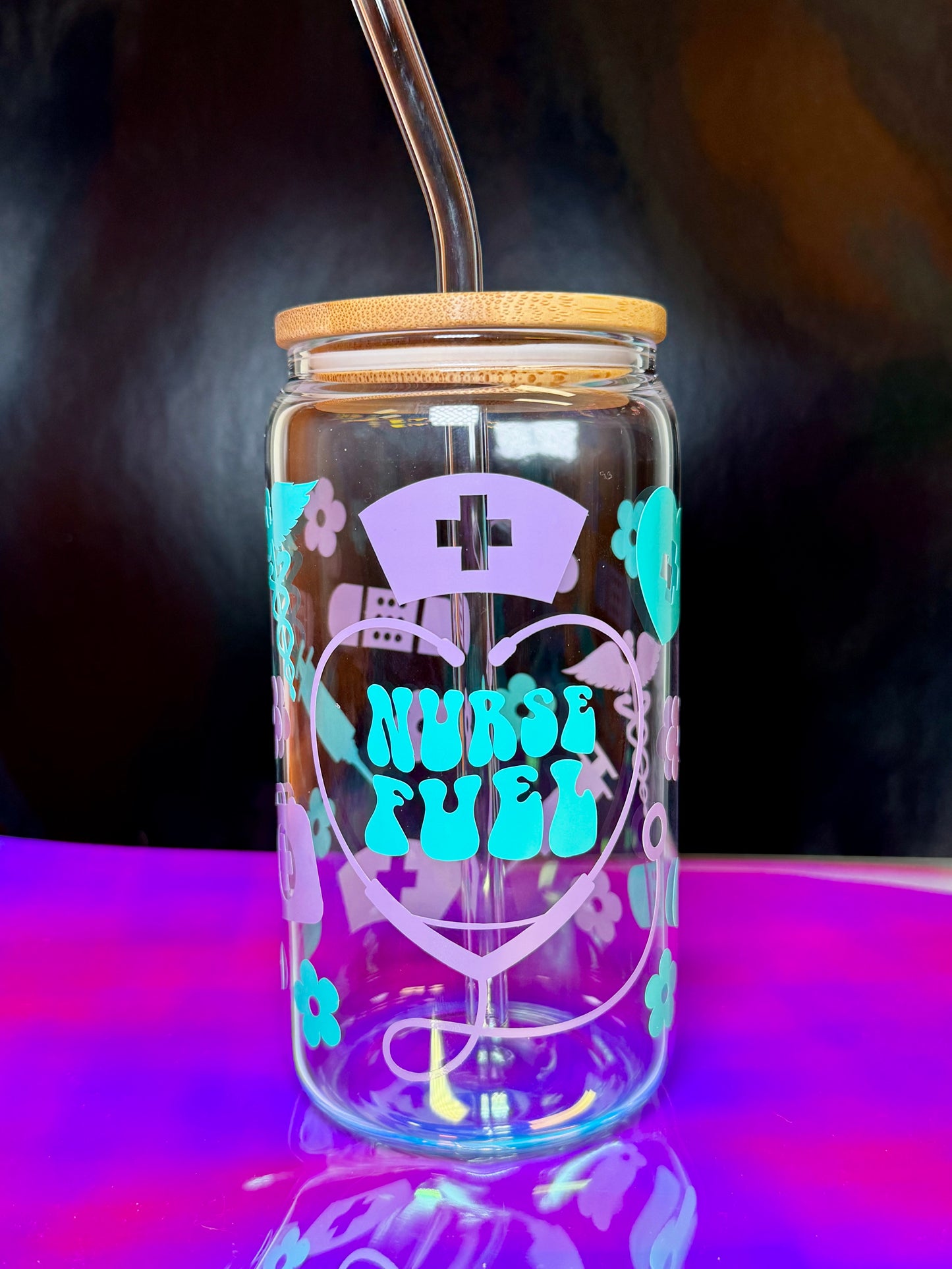 BEER CAN GLASS CUP